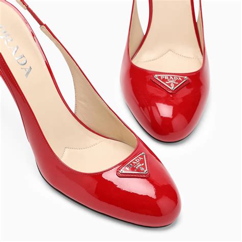 prada red patent leather shoes